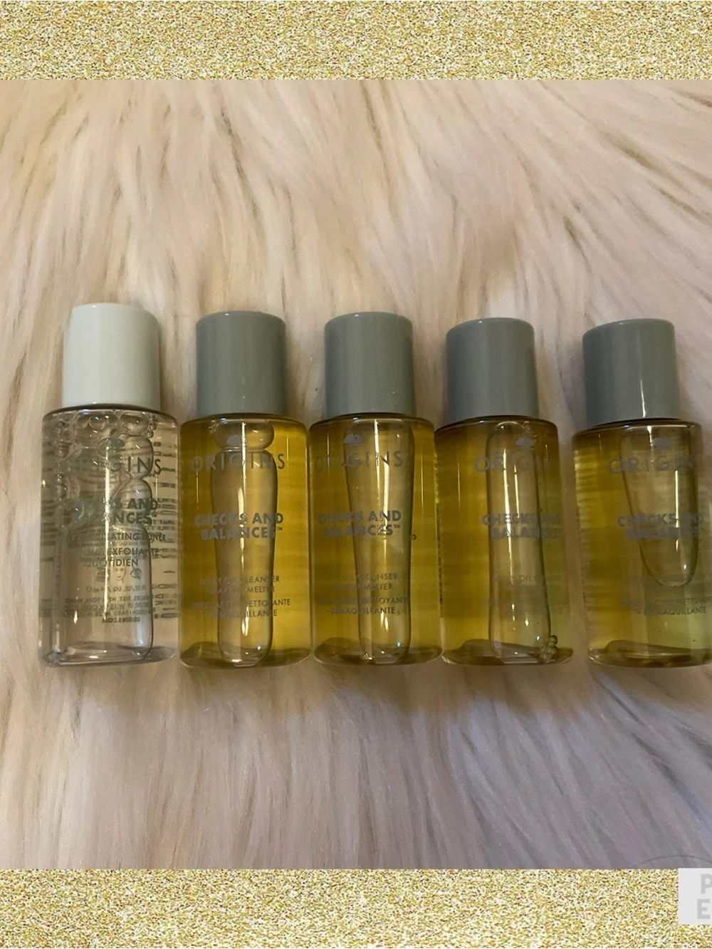Origins Checks and Balances Milky Oil Cleanser & Toner - Travel Size Bundle New